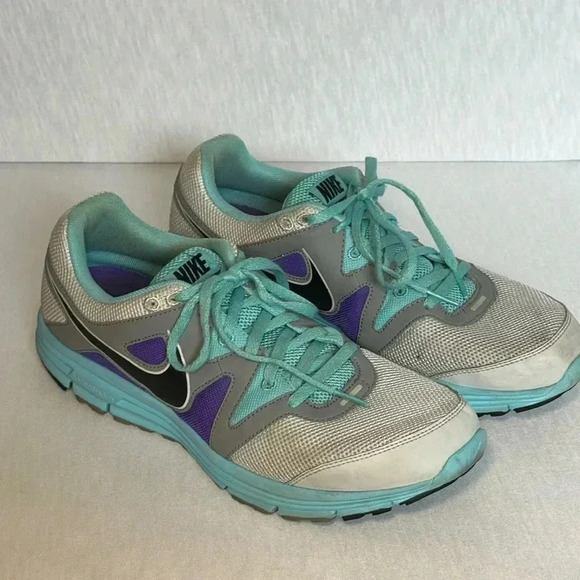 NIKE Lunarfly+ 3 Pure Platinum Multicolor Running Shoes #487751-004 Women Sz 11 - Picture 6 of 14